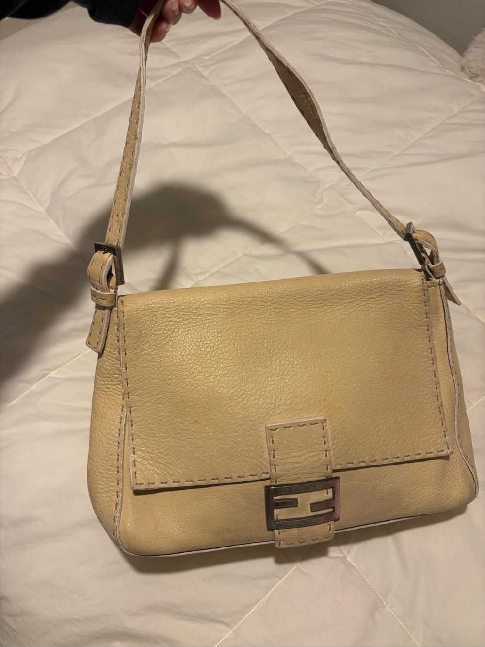 ULTRA RARE FENDI SELLERIA ZUCCA STITCH BAG